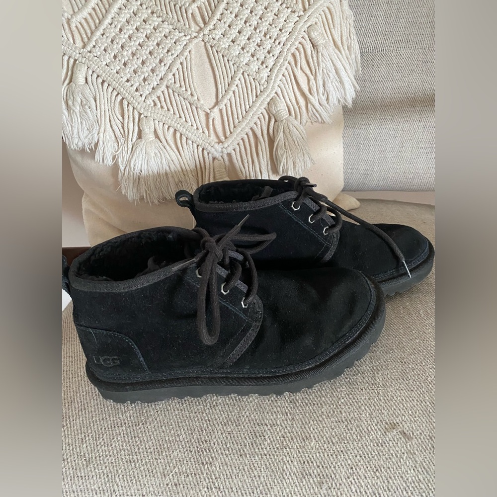 UGG Men's Neumel Lace Up Winter Boots Black